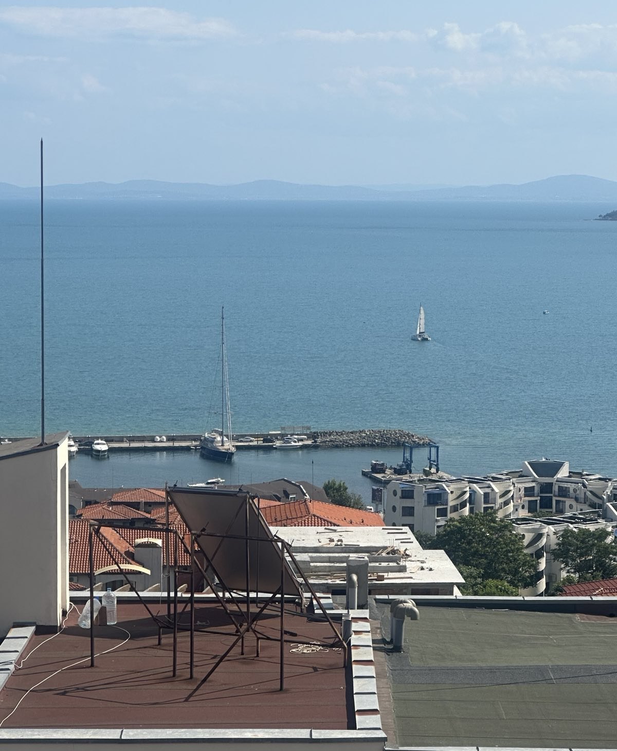 Морска гледка от терасата на Вила Дари, Свети Влас
